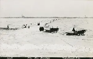 Cold Gallery: Crossing the Ice Bridge - Montreal, Canada