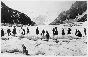 Attired Prints: Crossing the Mer de Glace - Chamonix