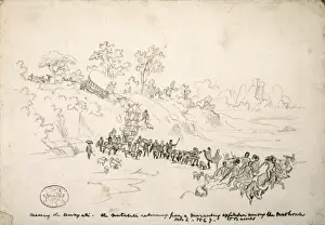 John Thomas Baines Prints: Crossing the Umnyati-Matabili