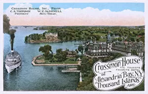 Images Dated 3rd October 2016: Crossman House Hotel, Alexandria Bay, New York State, USA