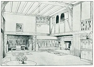The Crossways, Hall