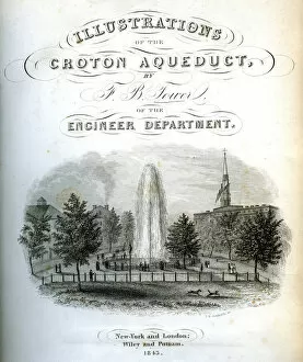 Aqueduct Collection: Croton aqueduct title page
