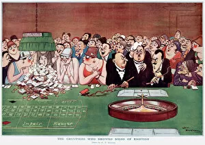 Images Dated 11th April 2012: The croupiers who showed signs of emotion 1927