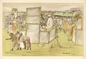 Epsom Prints: Crowd at the Derby