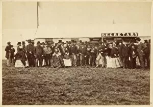 Crowd at a Horse Racing Meeting