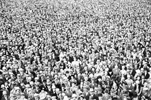 A crowd of people