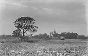 Grassy Prints: Crowland Abbey from the Southeast