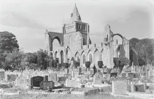 Gravestones Prints: Crowland Abbey from Southeast