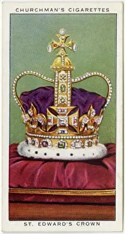 Edwards Prints: CROWN JEWELS OF ENGLAND St Edward's Crown Date: 1937