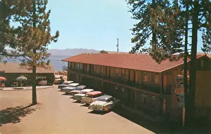 Californian Prints: Crown Motel, Kings Beach, Lake Tahoe, California, USA