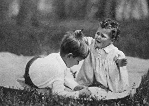Candid Prints: Crown Prince Peter of Yugoslavia and brother Tomislav