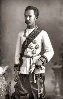 Thailand Prints: Crown Prince of Siam, Thailand, c. 1890 s