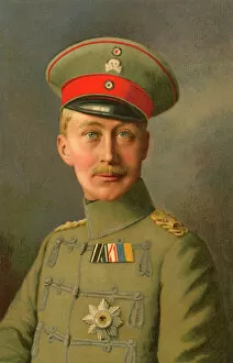 Wilhelm Collection: Crown Prince Wilhelm of Germany, WW1