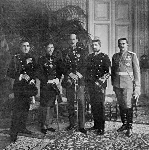Alexandre Prints: The five crown princes of the Danube and Balkans