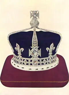 Consort Prints: Crown for Queen Elizabeth (the Queen Mother), Coronation 19