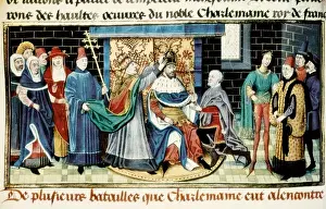 Crowning Prints: Crowning of Charlemagne (800)