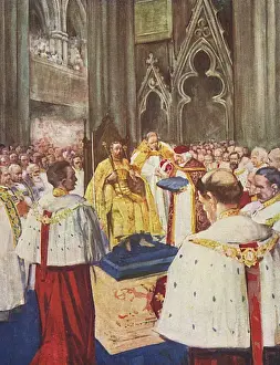 Crowning Prints: Crowning of King George V