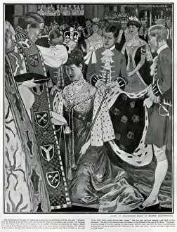 Crowning Prints: Crowning of Queen Alexandra