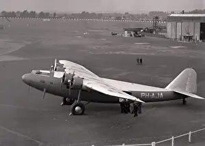 Fokker Prints: Croydon Airport - Fokker F. XXXVI PH-AJA