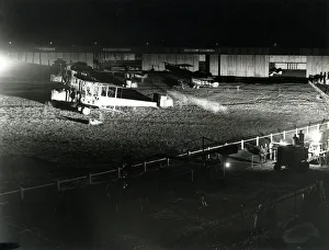 Images Dated 4th February 2019: Croydon Airport, Surrey, at night
