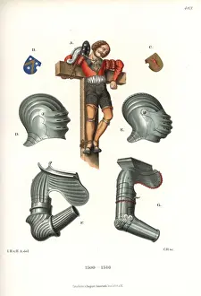 Crucified Prints: Crucified mercenary from Frankfurt Cathedral, 16th century