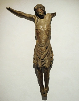 Images Dated 11th July 2015: Crucifix. 15th century. Wooden. Storkyrkan