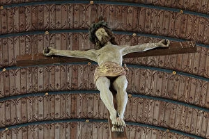 Crucifixion Collection: Crucifixion, Collegiale de l'Assomption, Villemaur-sur-Vanne