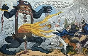 Radical Collection: CRUIKSHANK, George (1792-1878). Cartoon called A