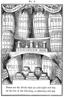 Cruikshank, The Gin Shop, plate 2