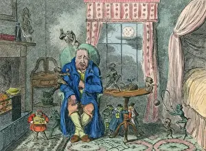 Contained Prints: Cruikshank / Indigestion