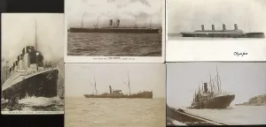 Adriatic Prints: Cruise liners - five postcards