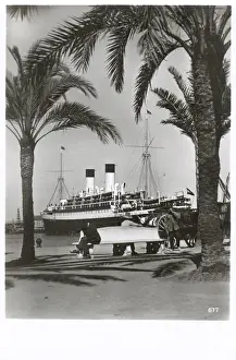 Cruise ship of the Hamburg South America Line