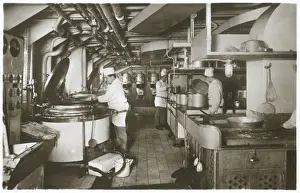 Chef Prints: Cruise ship kitchen, Monte Sarmiento