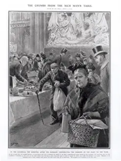 Crumbs Prints: Crumbs from the rich mans table, Guildhall, London by S. B