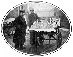 The crumpet man, c. 1900