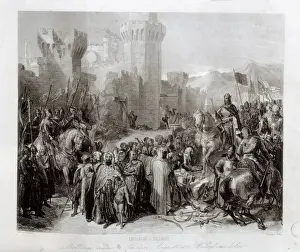 Catalunya Prints: Third Crusade (1189-1192). Surrender of Ptolemaide