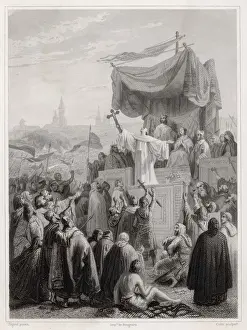 Bernard Prints: Crusade / Bernard Preaches
