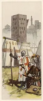 1099 Prints: Crusader / Camp at Acre