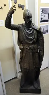 Riga Prints: Crusader spanish (12th century) Sculpture by architect V. Ne