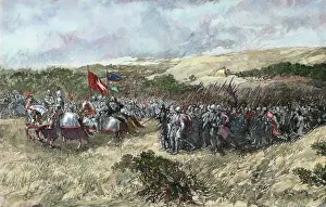 Bearer Prints: The Crusades. 12th century. Crusaders army