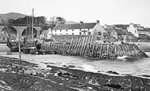 Crusoe Prints: Crusoe Hotel Largo Scotland Victorian period