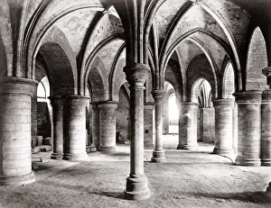The crypt, Canterbury Cathedral, c. 1870 s