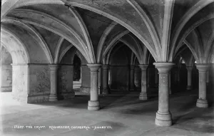 Stonework Prints: The Crypt of Rochester Cathedral