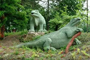 Benjamin Prints: Crystal Palace Dinosaur Models