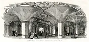 Subway Prints: Crystal Palace Railway Station, London 1865