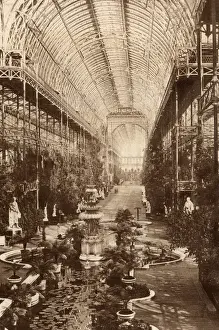 Crystal Palace, Sydenham, South nave looking north