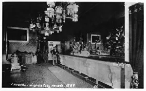 Crystal Saloon, Virginia City, Nevada, USA