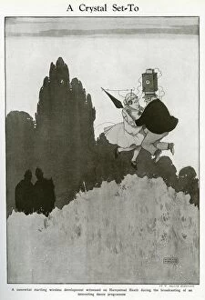 Images Dated 17th April 2012: A Crystal Set-to by William Heath Robinson