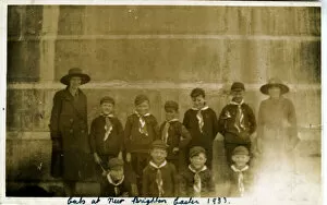 Cheshire Collection: Cub-Scouts, New Brighton, Cheshire