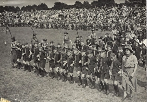Cub scouts at World Jamboree in Holland